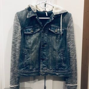 Jean jacket hoodie